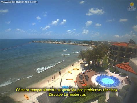 webcam puerto morelos|Beach Cam